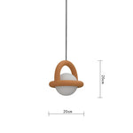 suspension lumineuse moderne pendentif acrylique noir blanc orange bleu rouge anneau métal lampe LEDflux60
