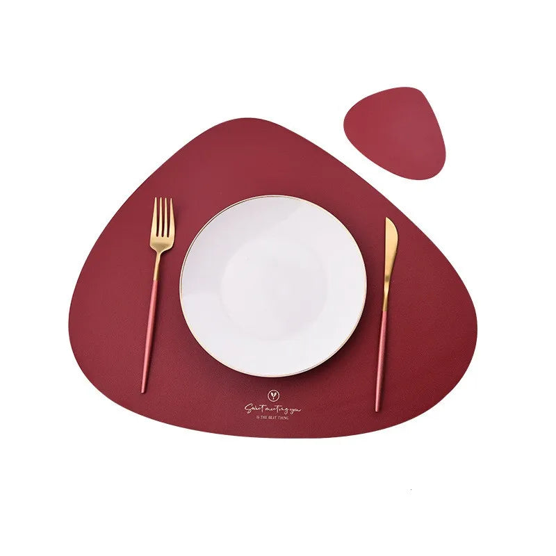 tapis table moderne tapis cuisine 45x37cm sous verre 13x11cm bleu marine gris rouge