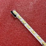 bande lumineuse led blanc rectangulaire diodes jaunes moderne connecteur noir 500mm aluminium