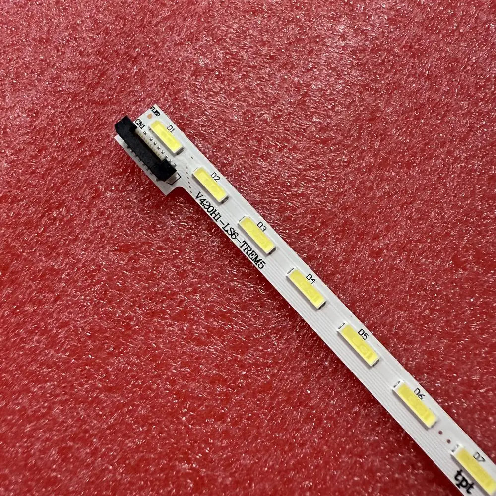 bande lumineuse led blanc rectangulaire diodes jaunes moderne connecteur noir 500mm aluminium