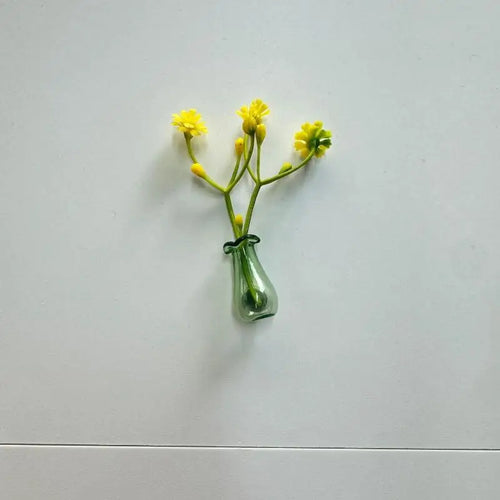 petit vase décoratif aimant réfrigérateur cuisine maison objet mignon couleur motif classique cadeau