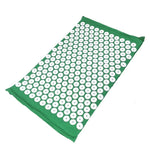 tapis massage acupuncturé violet bleu marine vert rondelles blanches moderne sac rangement