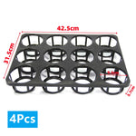 grille culture semis noire 12 trous 15 trous durable réutilisable transporte pots fleurs