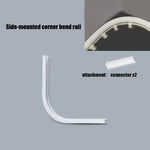 Rail rideau auto adhésif blanc moderne 100cm 150cm 200cm 250cm 300cm 350cm 400cm 50cm