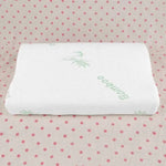 coussin imprimé bambou blanc moderne mémoire forme rectangulaire
