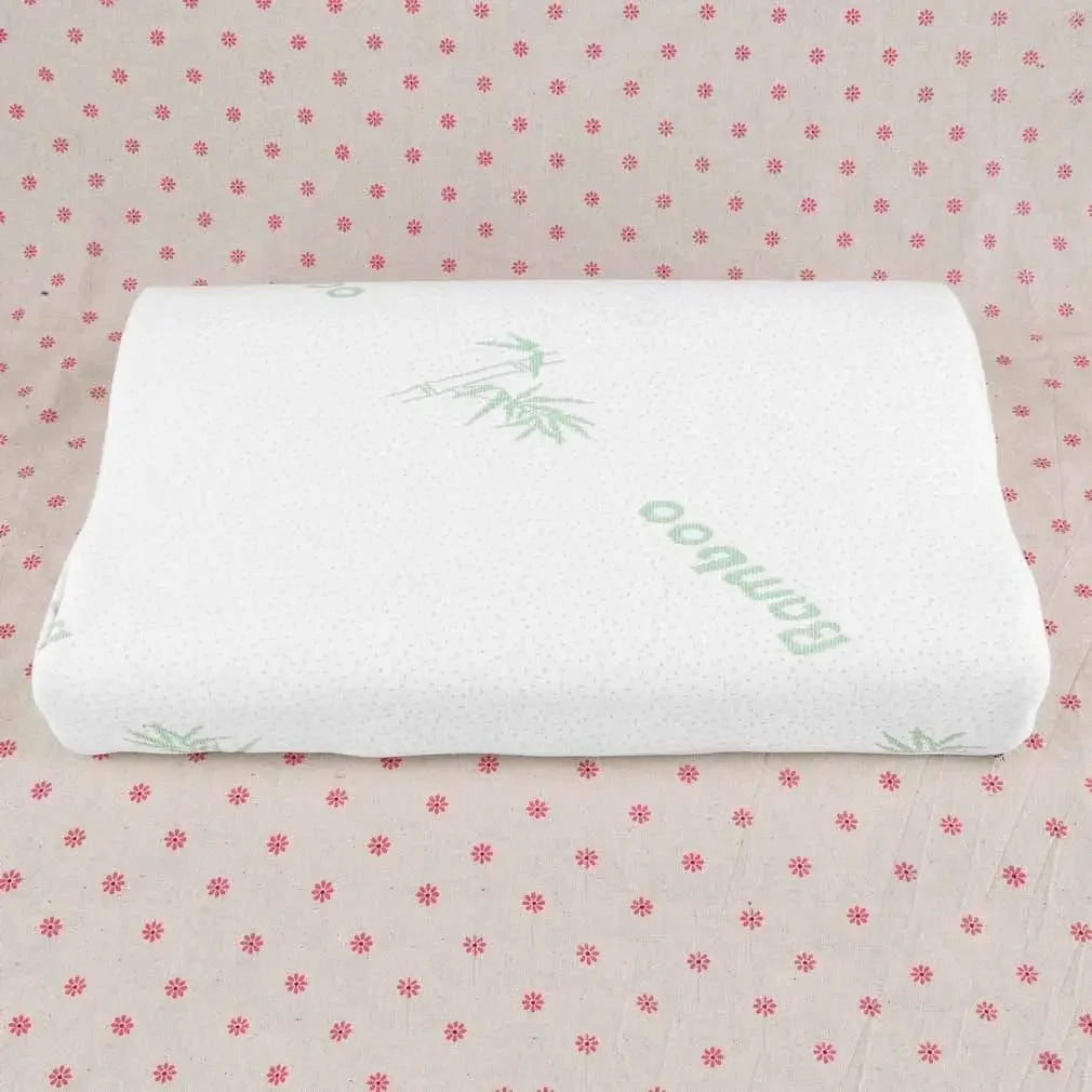 coussin imprimé bambou blanc moderne mémoire forme rectangulaire