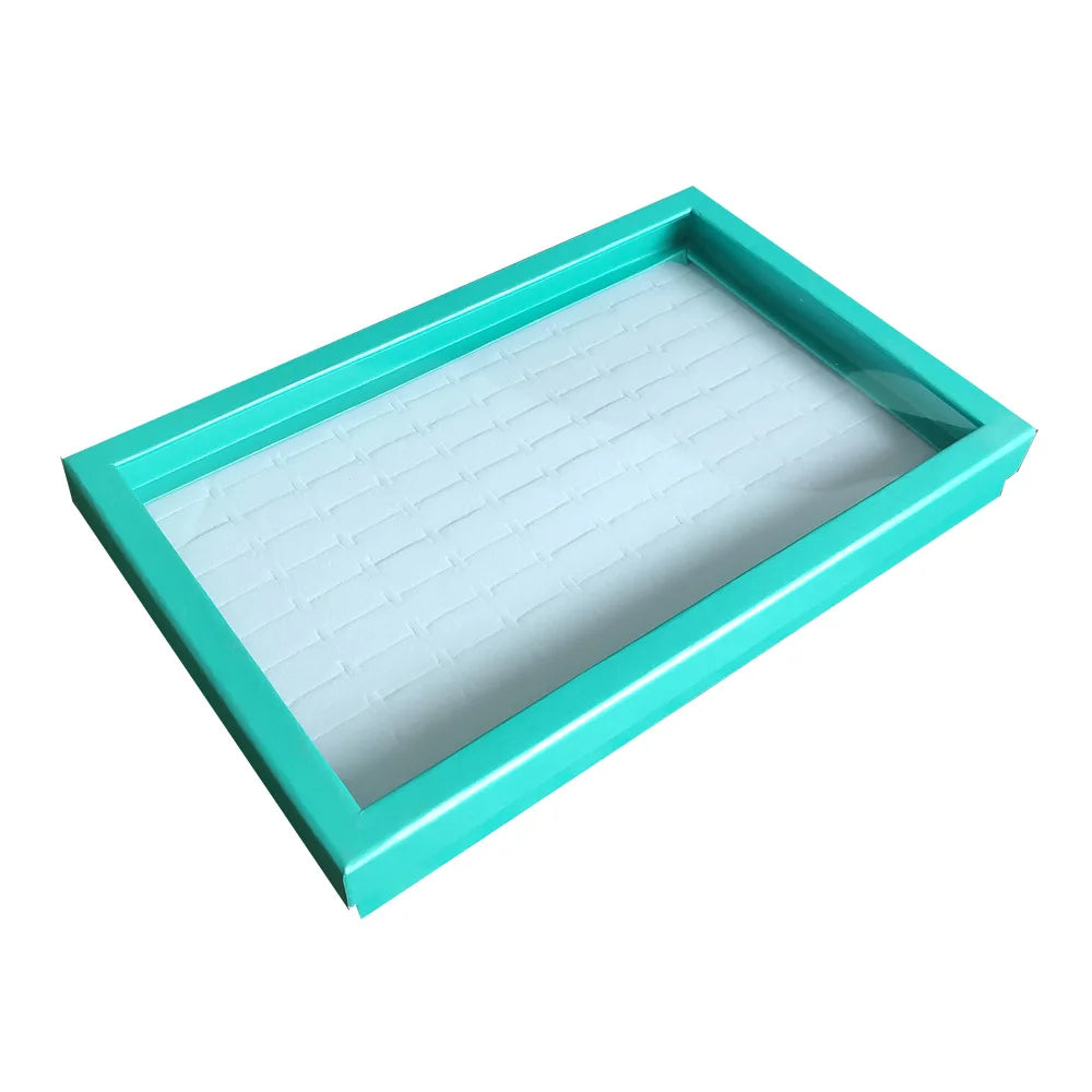 boîte rangement bijoux bague or diamant classique blanc noir rechargeable papier plastique moderne