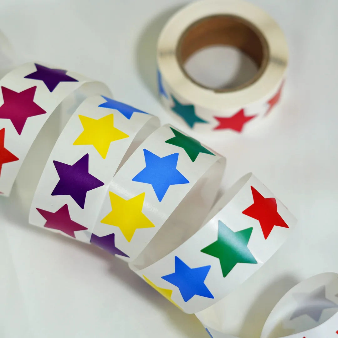 autocollants étoiles colorées récompense motivation école enseignants étudiants papeterie enfants stickers
