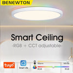 plafonnier intelligent led rgb blanc moderne murale éclairage quotidien adjustable smart lamp