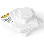 toiles d'art blanches modernes coton 10x10cm 4x4in 20x30cm 8x12in 30x50cm 12x20in