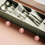organisateur couverts gris moderne rangement vaisselle fourchettes cuillères couteaux respectueux environnement plat lisse