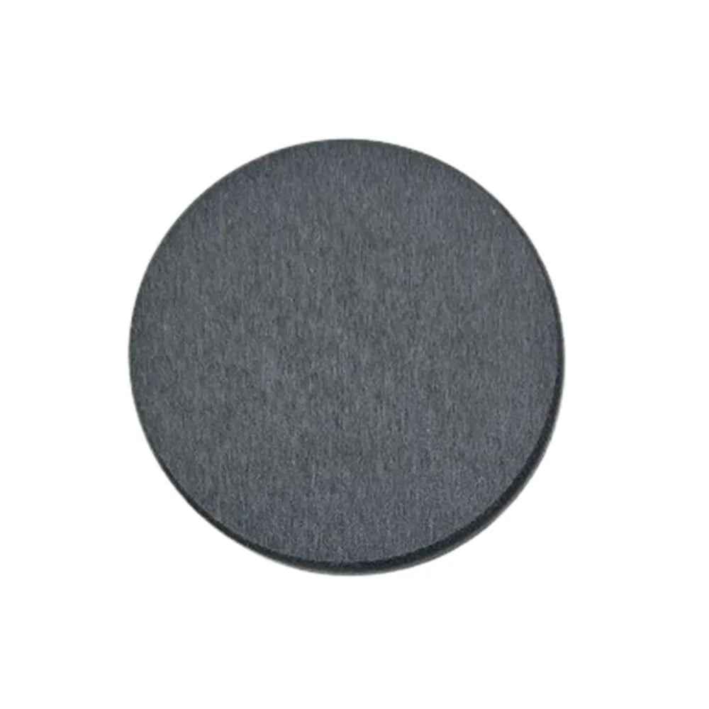 coasters polyester blanc gris moderne antidérapants résistants chaleur textures granuleuses