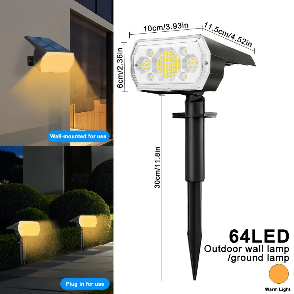 lumière solaire led ip65 59 ampoules noires moderne autonome énergie solaireextérieur decoration