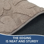 tapis bain moderne beige motif feuilles respectueux environnement adhésif doux salon chambre