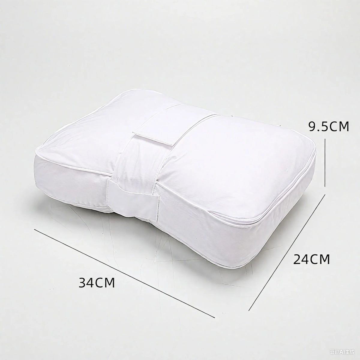 coussin genou gris clair douillet dormeurs latéraux confortable ergonomique poche literie body support