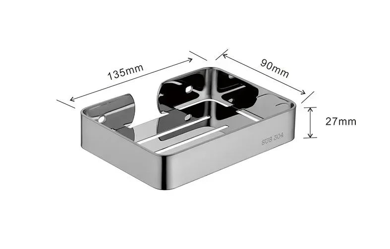 étagère salle bain moderne acier inoxydable argenté noir lisse brillante minimaliste