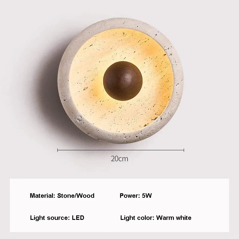 lampe murale moderne appliques murales led gris clair brun foncé texture marbrée éclairage quotidien