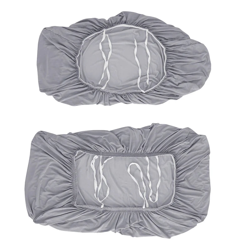 housses coussins camping car gris beige marron rouge blanc vert bleu marine or elastiques