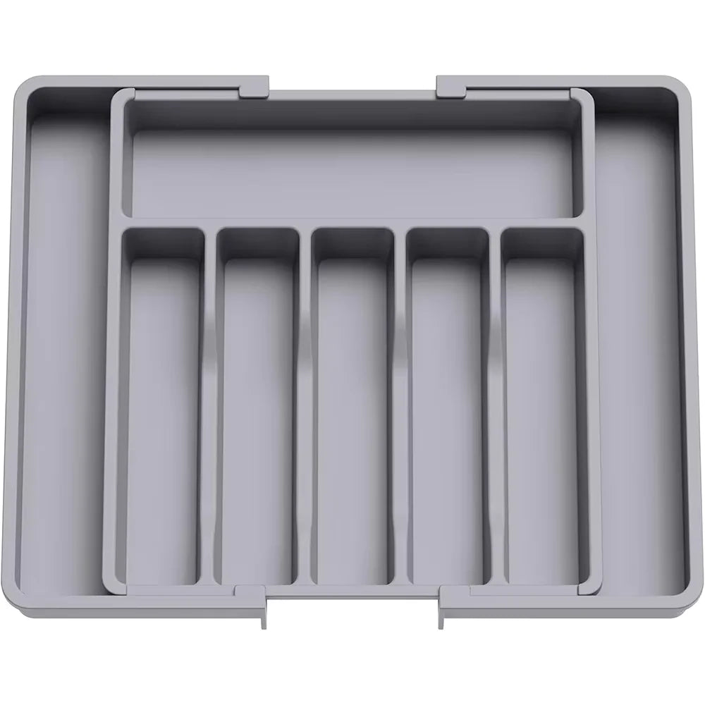 organisateur cuisine ensemble couteaux ustensils bois naturel moderne argenté fonctionnel
