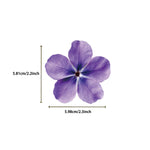 sticker adhésif fleurs violettes vertes décoration creative étanche diy 50 pièces illustration romantique