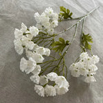 bouquet artificiel violet rose blanc feuilles vertes naturel extérieur décoration maison festive anniversaire mariage