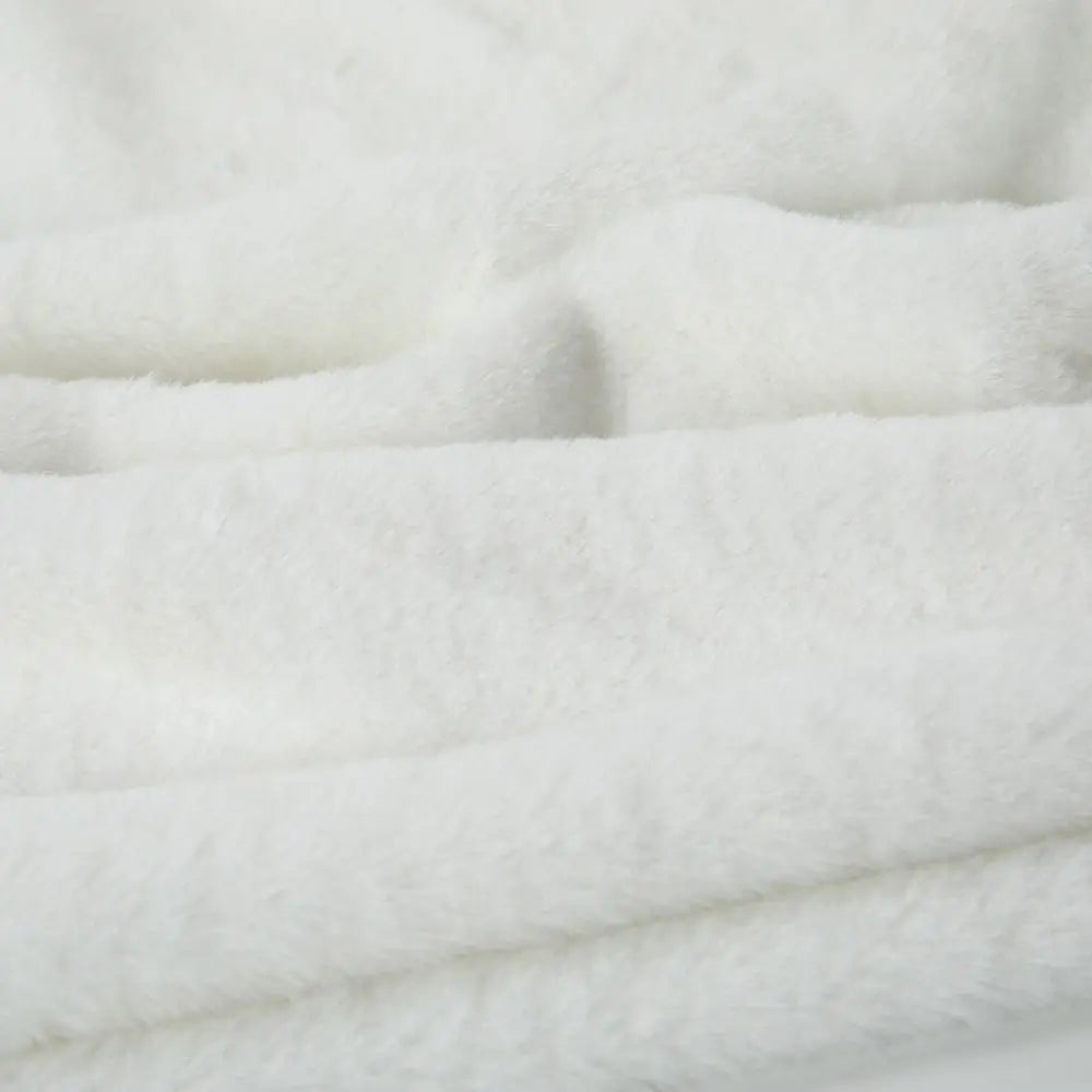 tissu fourrure douce peluche classique 50x50cm bleu marron gris beige rose vert blanc