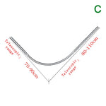 barre douche télescopique rideau moderne fixations adhésives vis set douche pommeau flexible argenté