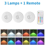 projecteur led rechargeable sans fil blanc moderne télécommande charge usb kitchen lights