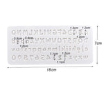 moule silicone alphabet chiffres gateaux decoratif lettres numeriques fondant cupcakes deco