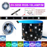 Ruban LED TV RGB Bluetooth USB 5V - Installation derrière TV