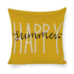 coussin fleur jaune moderne amovible lavable beige siège dossier décoration maison canapé