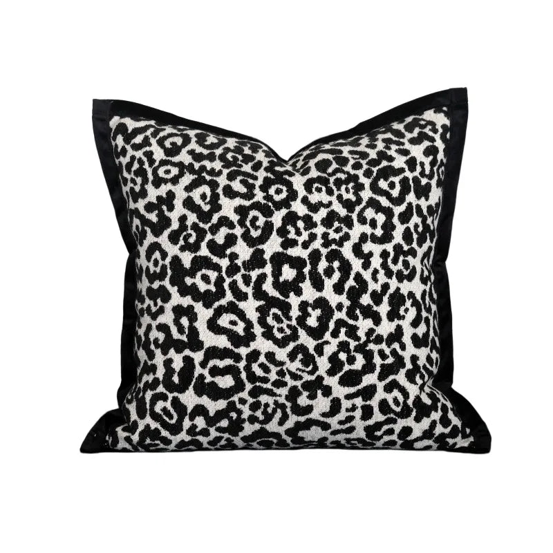 housse coussin moderne léopard géométrique 100 polyester adhésif 30x50cm 45x45cm décoration canapé voiture