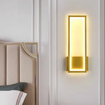 Applique murale LED moderne en fer avec abat-jour bleu