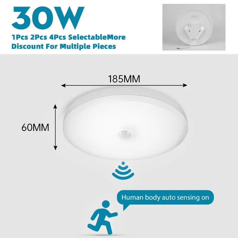 lampe led sensor mouvement blanc moderne surface echangement ampoule 220v 90v 260v