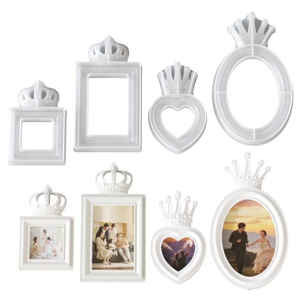 cadres photo silicone antiadhésif couronne géométrique classique baroque