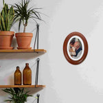 Cadre ovale vintage pour décoration intérieure