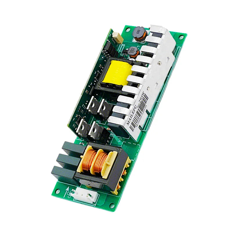 lampe faisceau 300w vert noir jaune imprimé conducteurs dorés électronique scènes professionnelles dj