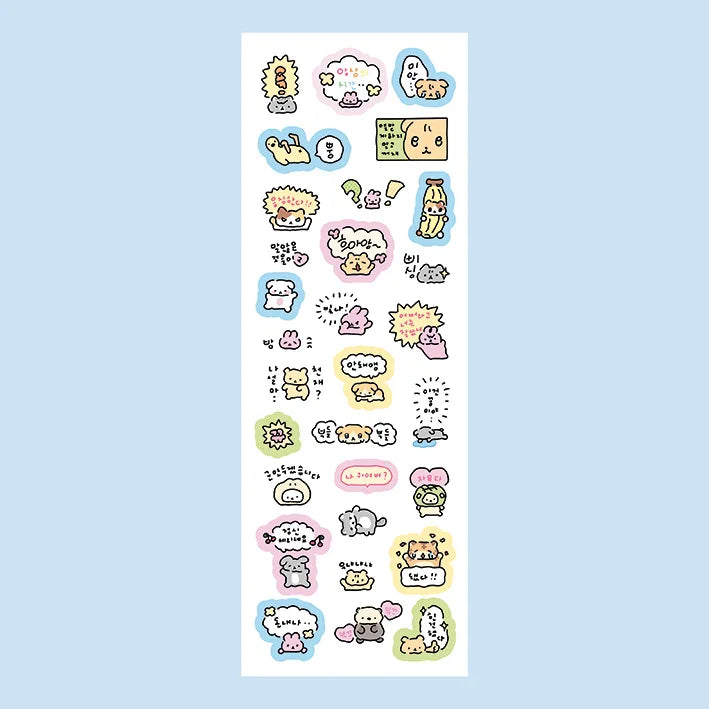 stickers kawaii multicolores dessins animés adhésifs mignons thème cuisine jeux vidéo halloween