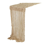 nappe runner texturée plissée semi transparente rouge foncé violet beige blanc cassé événementiel mariage