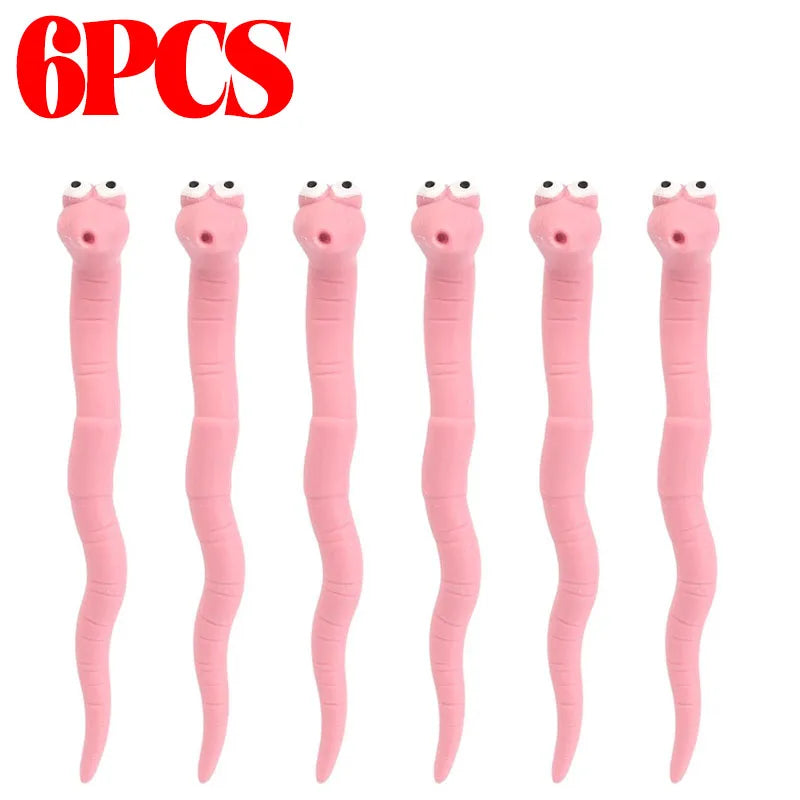 stylos forme vers rose créatif facile utiliser sans batterie ludique maison