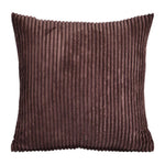 housse coussin carré peluche rayées moderne blanc bleu rouge vert gris rose