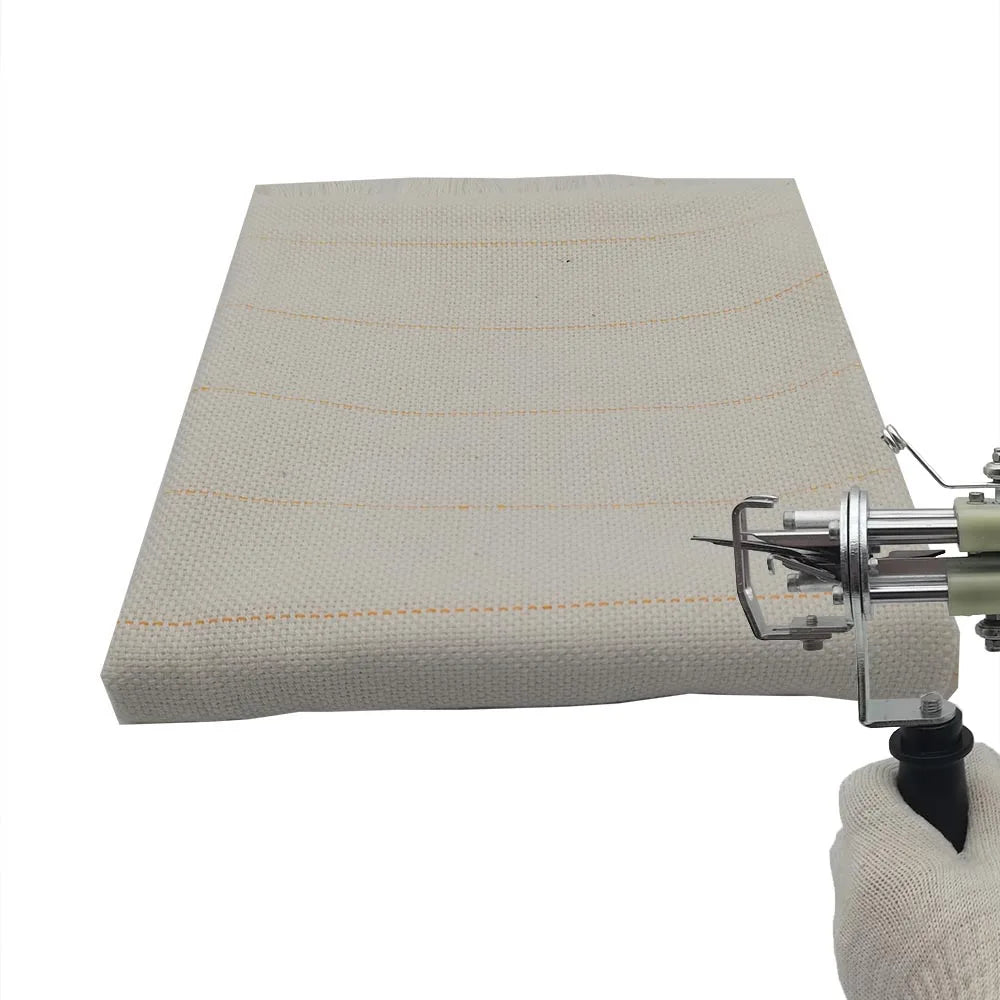 serviette coton blanc rayures dorées classique 1m 5m abrasion résistance tufting cloth