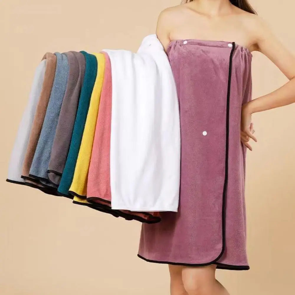 serviette bain microfibre moderne jaune rose gris violet blanc marron uni opaque élégante bouton