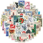 tasses blancs illustrées timbres classiques 50 pièces collection vintage étanche autonomes