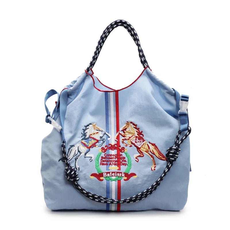 sac main femme toile animaux motifs modernes gris rouge bleu poche téléphone portable polyvalent