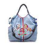 sac main femme toile animaux motifs modernes gris rouge bleu poche téléphone portable polyvalent