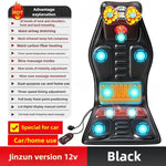 masseur portable confortable noir ajustable chauffe infrarouge cou épaules neuf modes massage trois vitesses