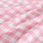rideau rose carreaux opacité classique fenêtre moderne decoration blanc polyester accessoires