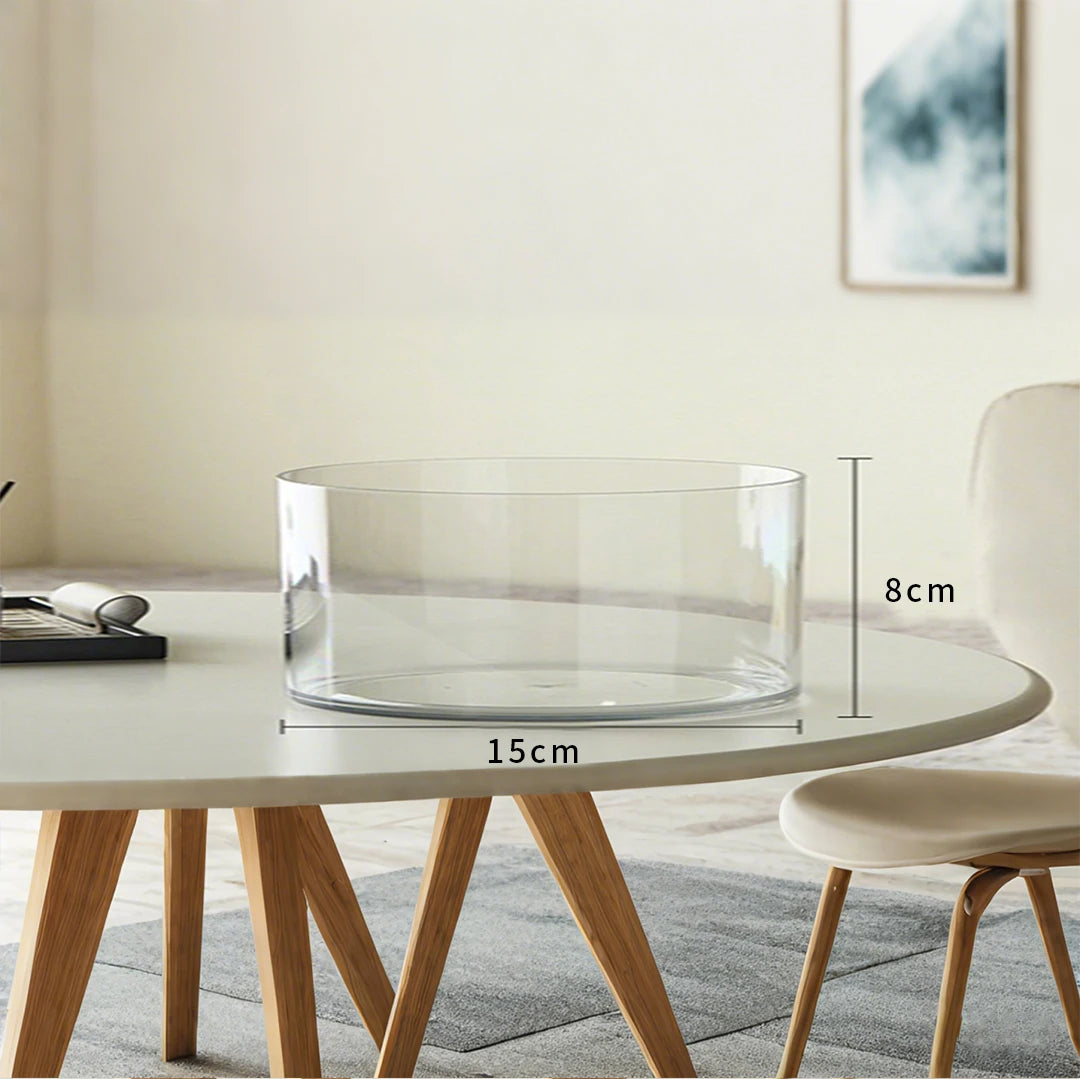 boîtes rangement transparentes cubes minimalistes 6cm 8cm 10cm 12cm 15cm