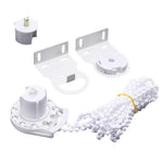 rideau blanc moderne kit clips rouleau accessoires fenetre store enrouleur fixations blancs opacité